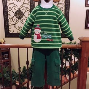 ☘️fleece Christmas set☘️